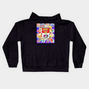 popart 60s Drums abstract 1960s Kids Hoodie